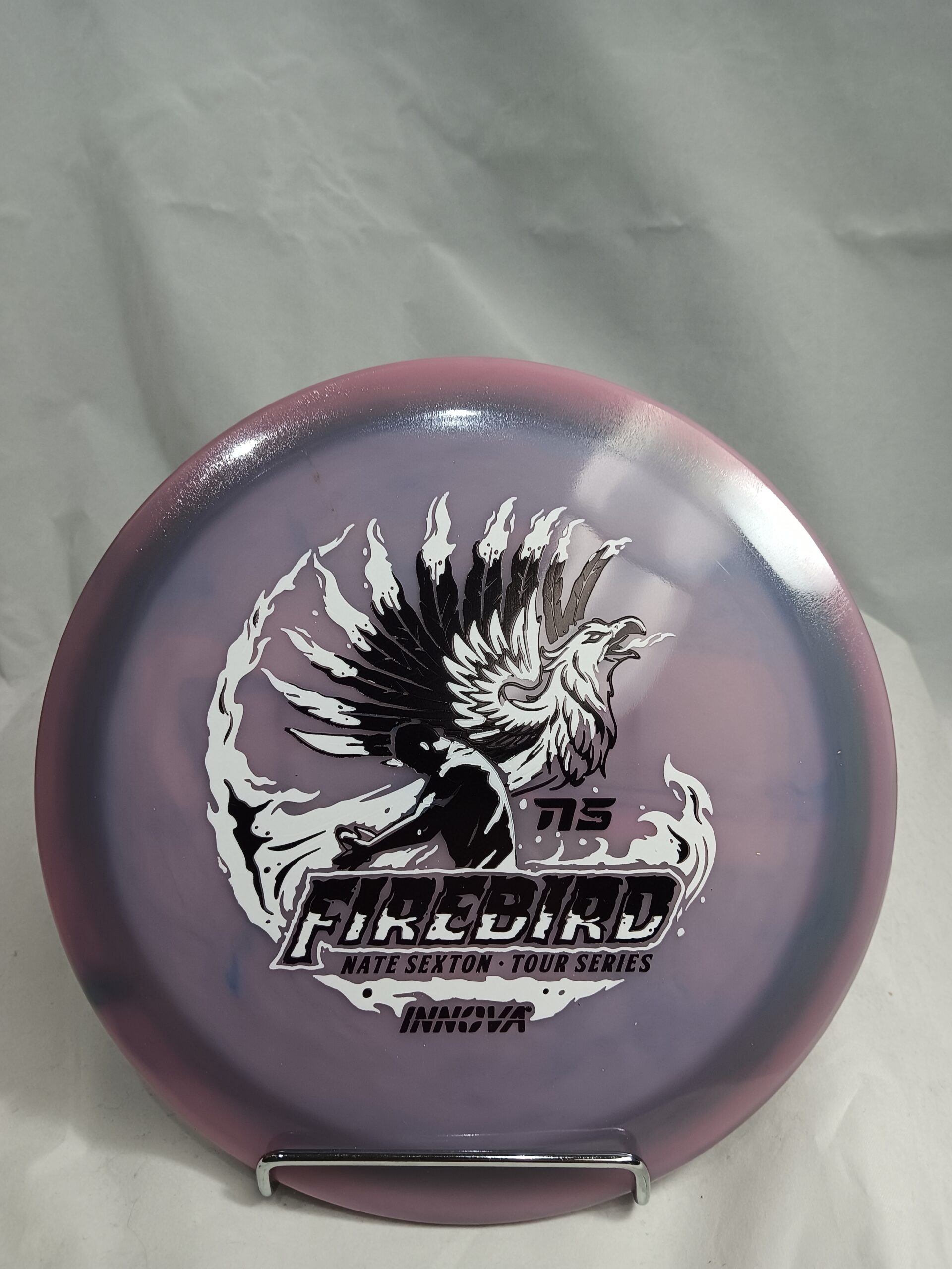 Innova Firebird -2026 Nate Sexton Proto Glow Champion 173-175g (Pink/Purple With Black/White Foil)