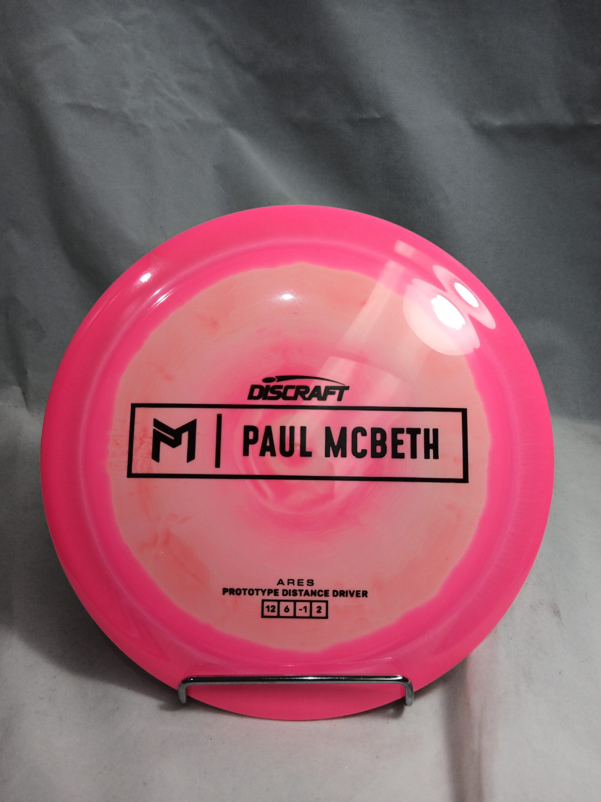 Discraft Ares - Paul McBeth Prototype 175g (Pink/Orange With Black Foil)