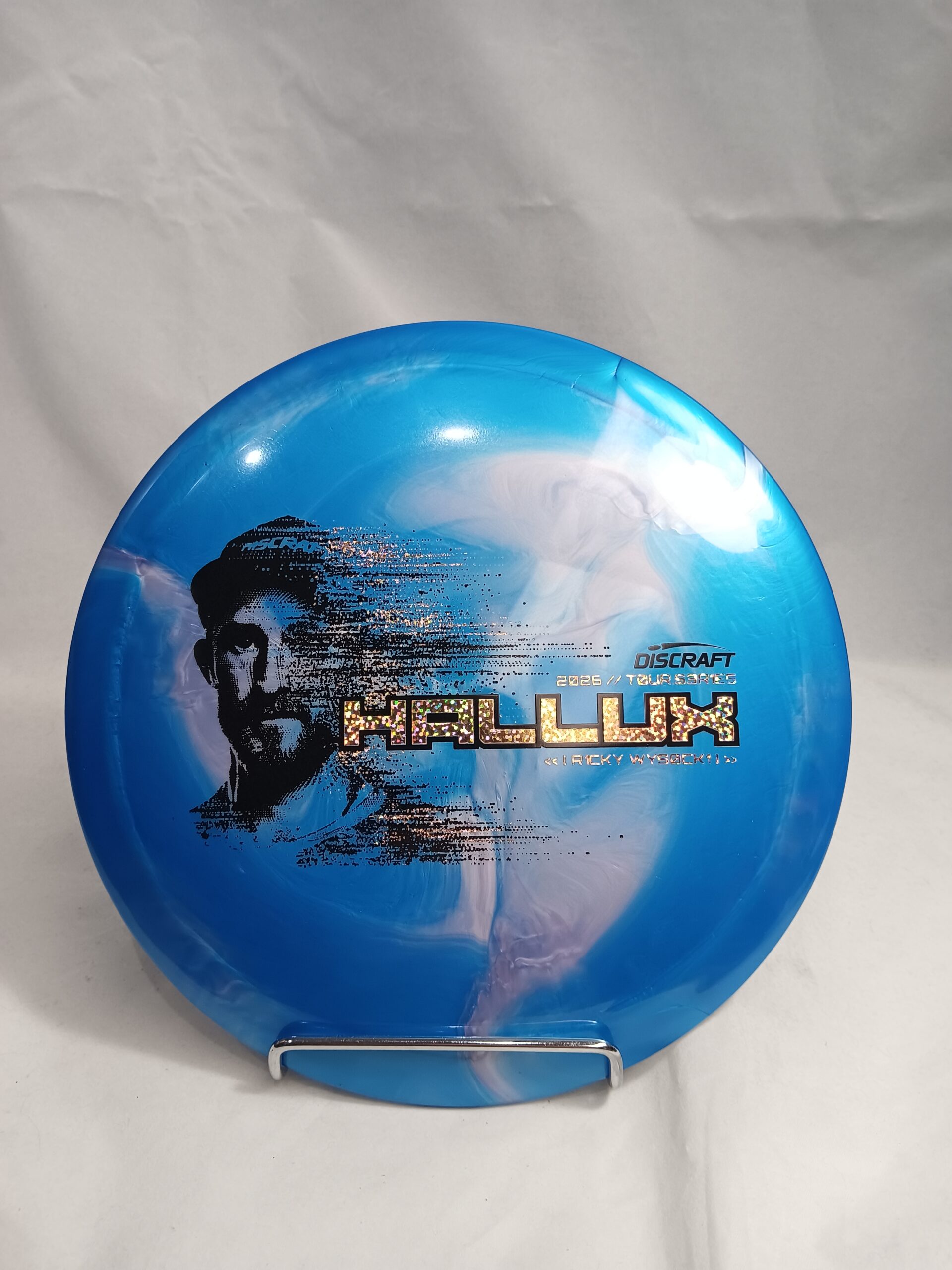 Discraft Hallux - 2026 Ricky Wysocki Tour Series Special Blend 171g (Blue/Purple With Silver Party Light Foil)