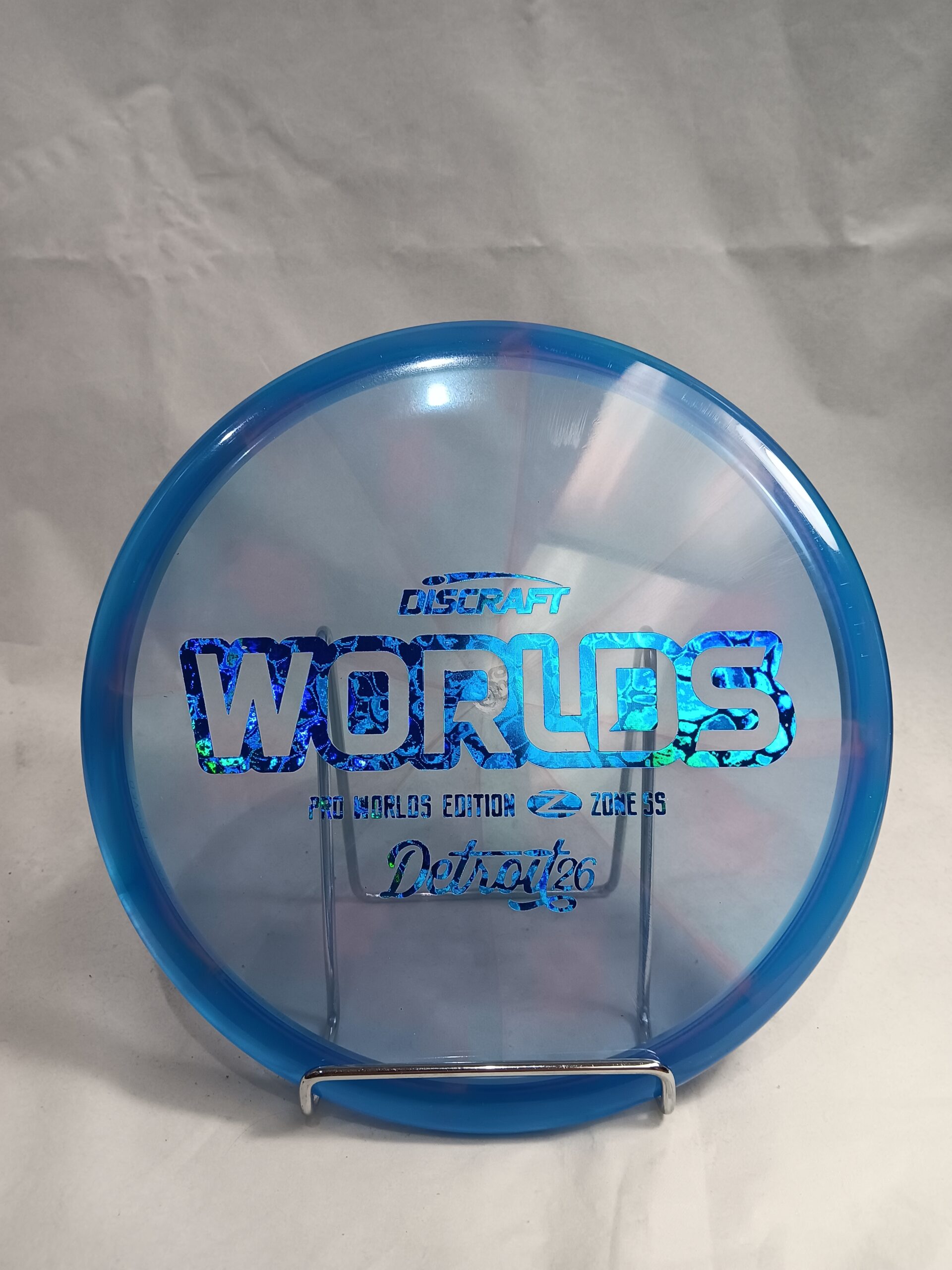 Discraft Zone SS - Worlds Tour Series Z Swirl 173g (Blue/Purple With Blue Oil Drip Foil)
