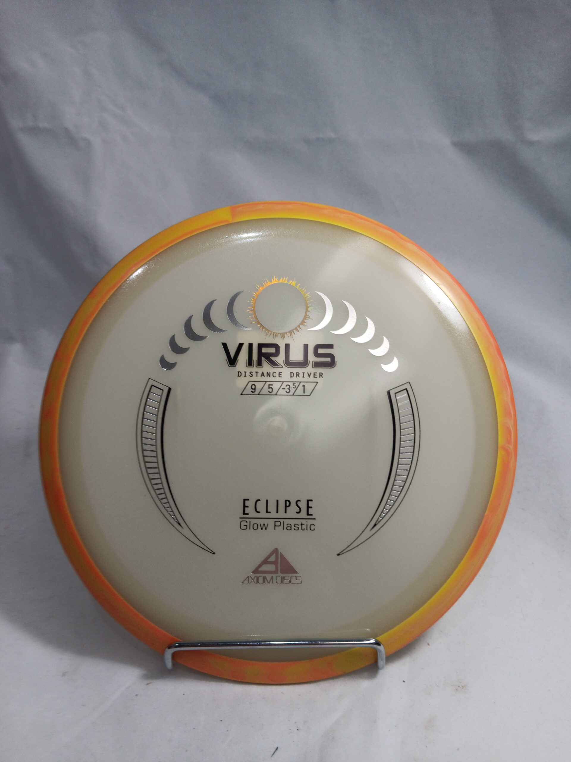 Axiom Virus - Eclipse 172g (Yellow/Orange Swirl Rim)